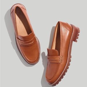 Madewell Corrine Lugsole Loafer in Dried Maple